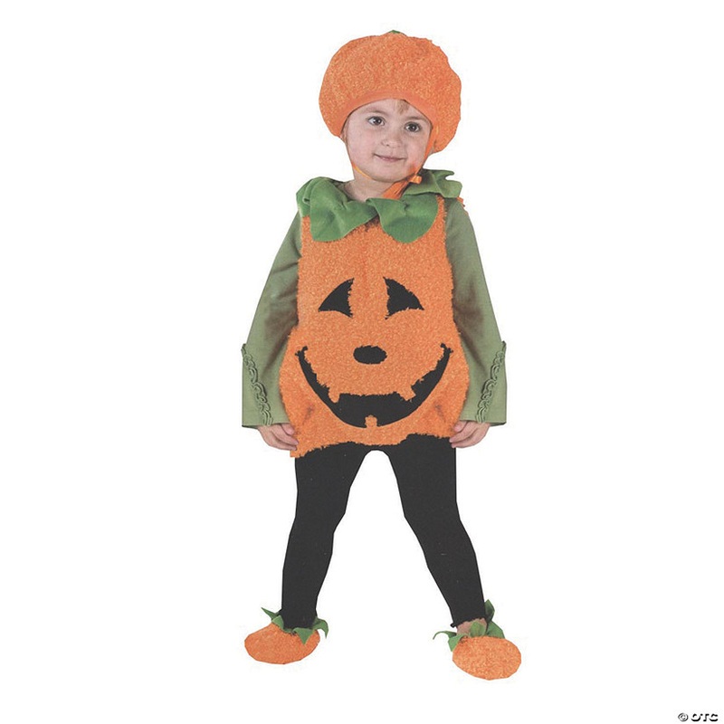 Baby Girls Pumpkin Cutie Pie Vest Costume – 24 Months