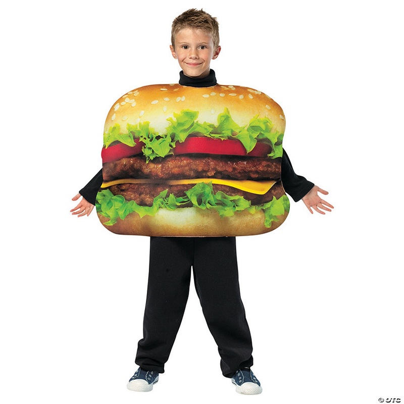 Boy’s Cheeseburger Costume – Medium
