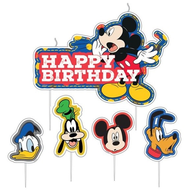 17 Mickey Mouse friends cake candles