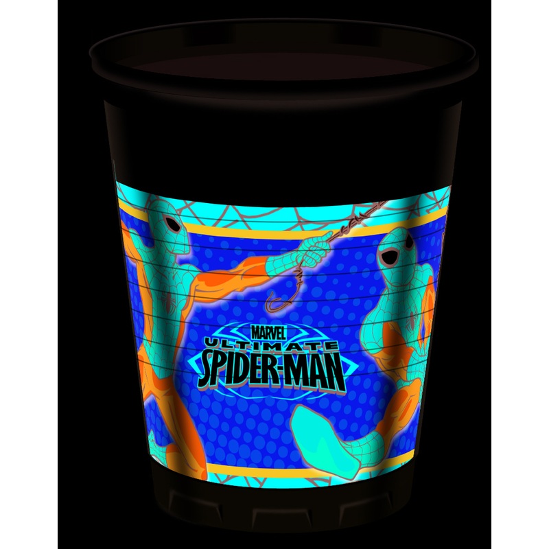 8 Spiderman Comic Cups 200ml