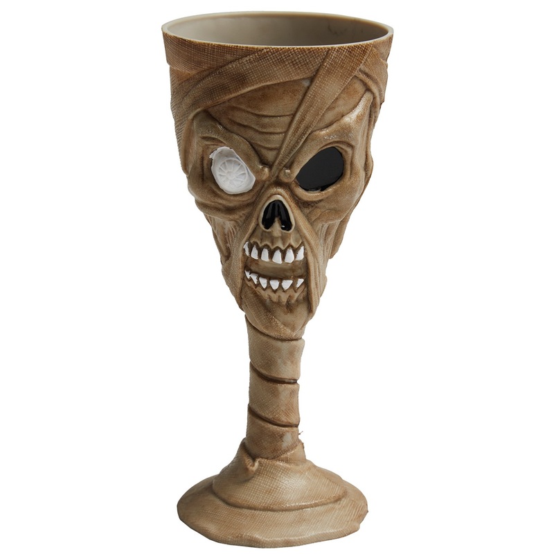 Halloween mummy wine goblet 250ml