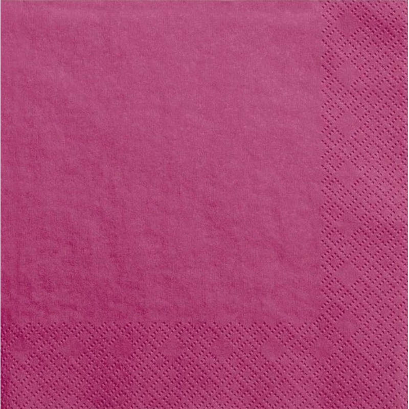 20 napkins Scarlett fuchsia 40cm