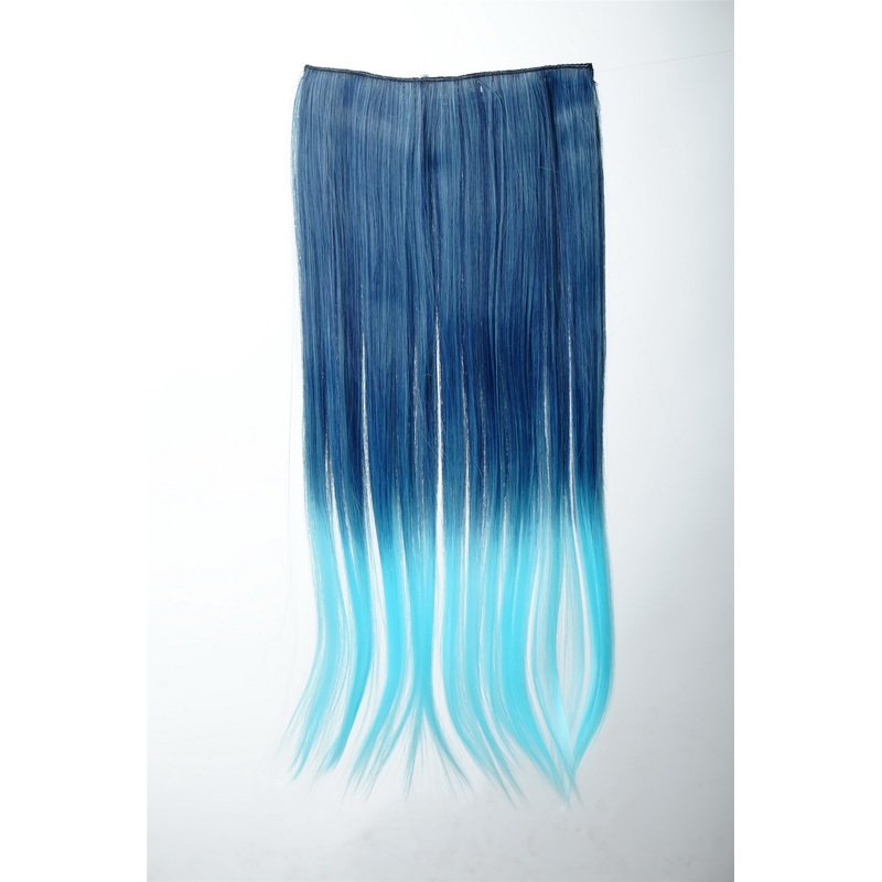 Clips Clip-In Extension Ombre Navy Blue-Neon Blue Mix YZF-3179P-T4027TTF2513