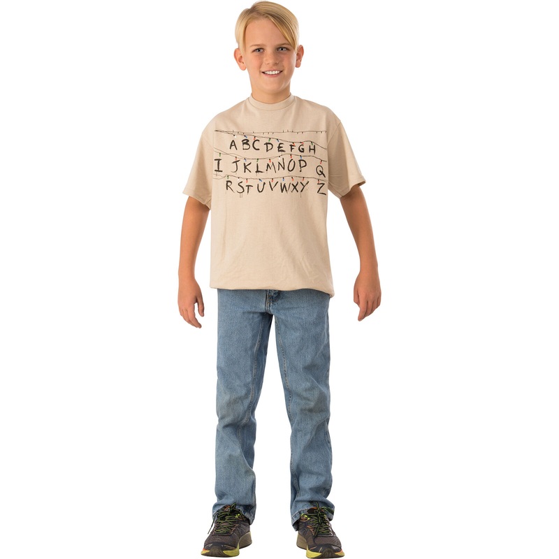 Stranger Things Alphabet Wall T-Shirt – Kids