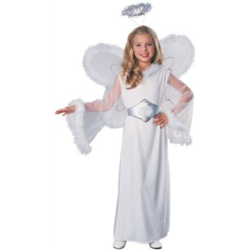 Angel Snow Child Costume Medium