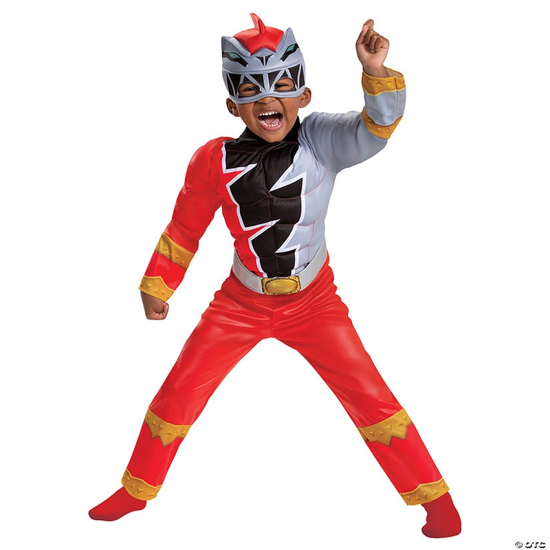 Boy’s Mighty Morphin Power Rangers Red Ranger Dino Fury Costume