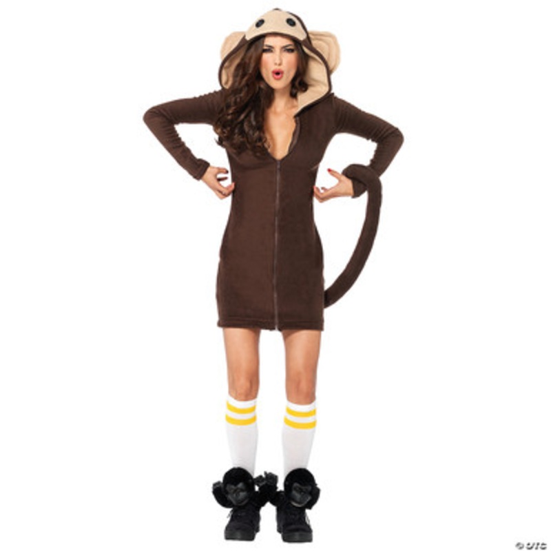 Cozy Monkey Adult Costume Small