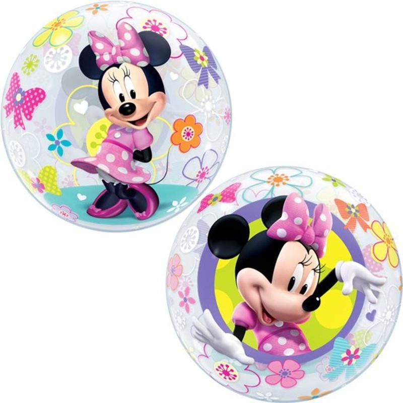 Foil balloon Minnie Mouse bow 56cm
