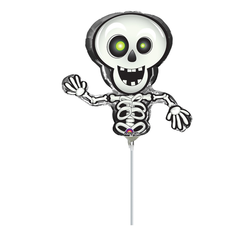 Stick balloon dancing skeleton