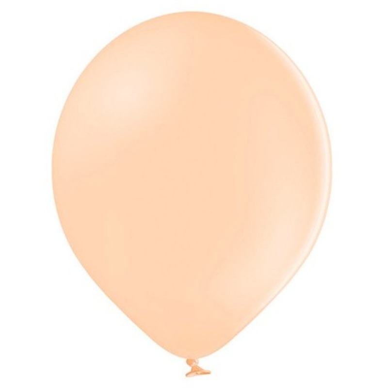 10 party star balloons apricot 30cm
