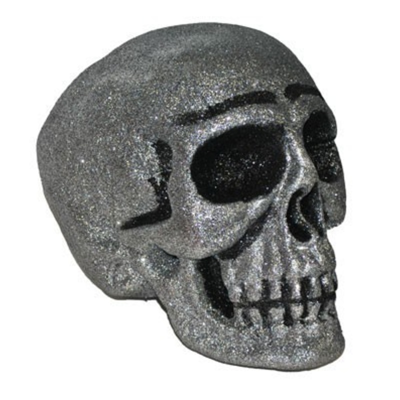 Halloween glitter skull