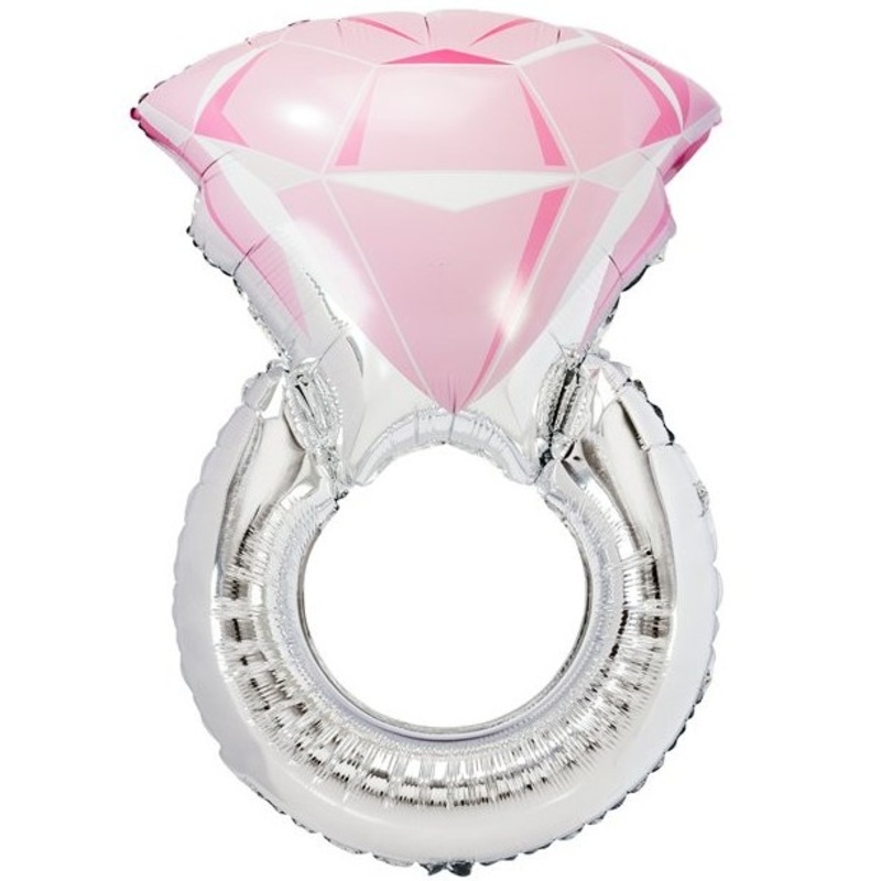 Pink Diamond engagement ring balloon 76cm