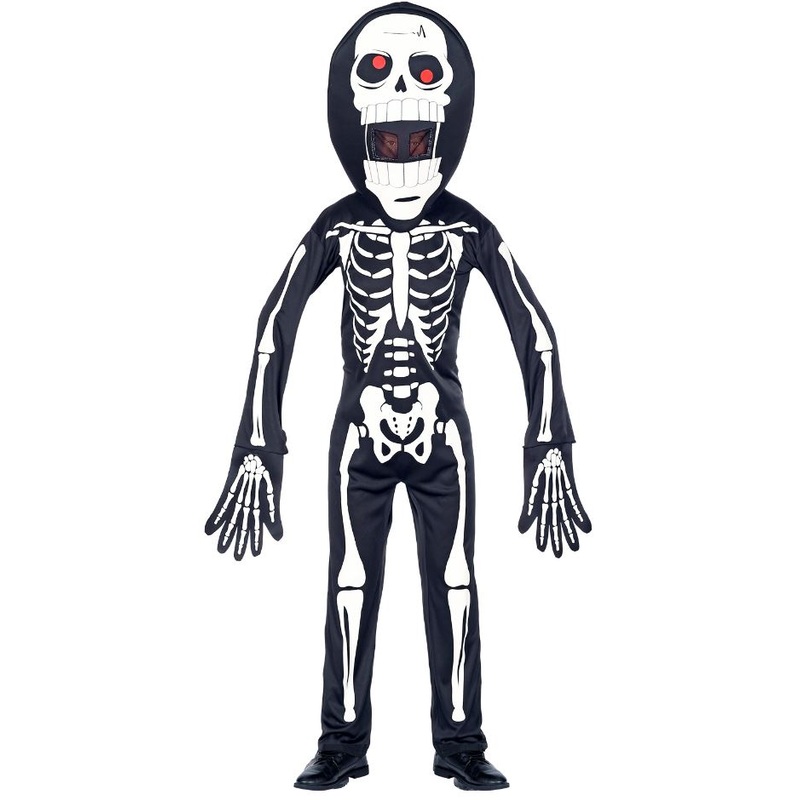 Skeleton Oversized Mask Costume – Kids