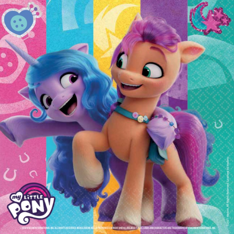 16 My Little Pony napkins 33cm