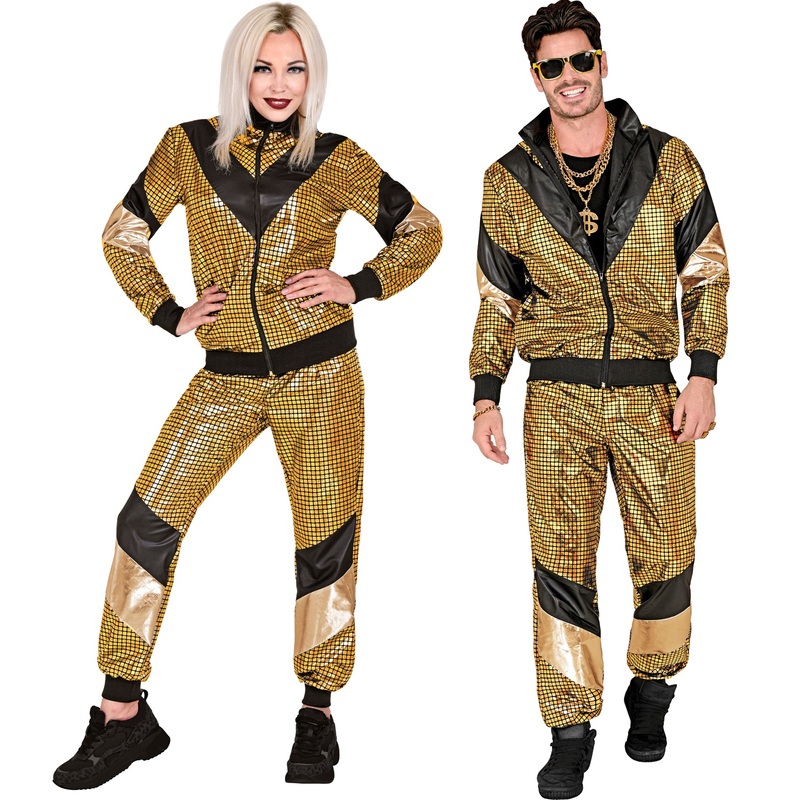 80’s Gold Reflective Shell Suit