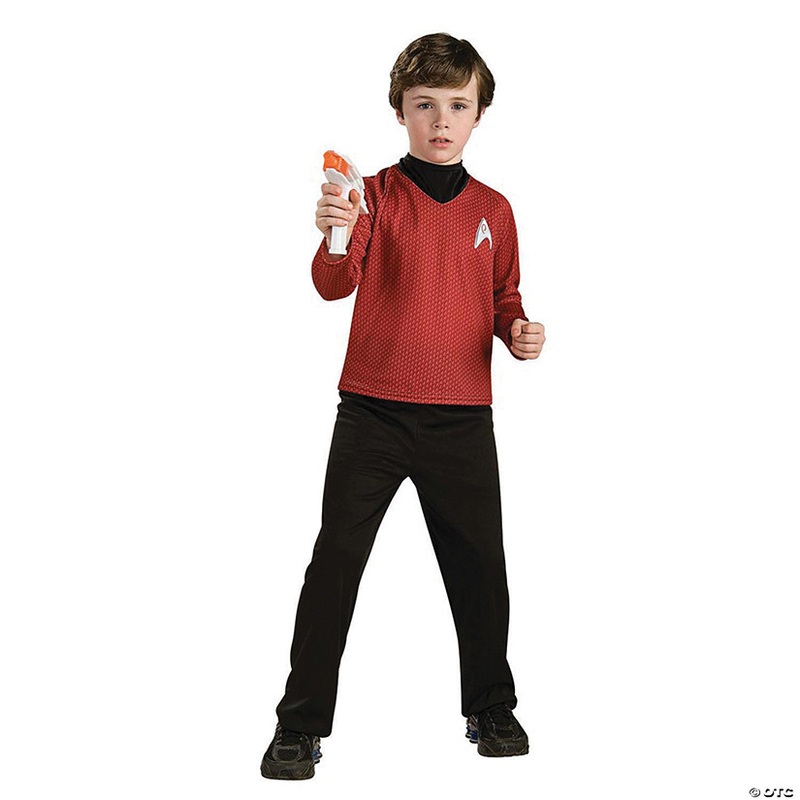 Boy’s Deluxe Red Star Trek Uniform Costume – Medium