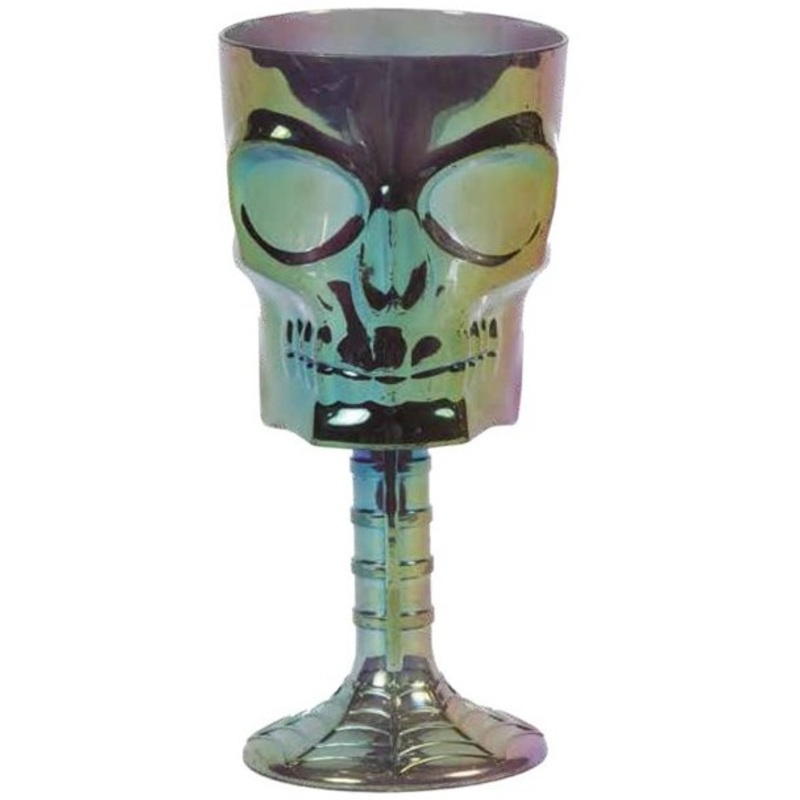 Shimmering skull mug