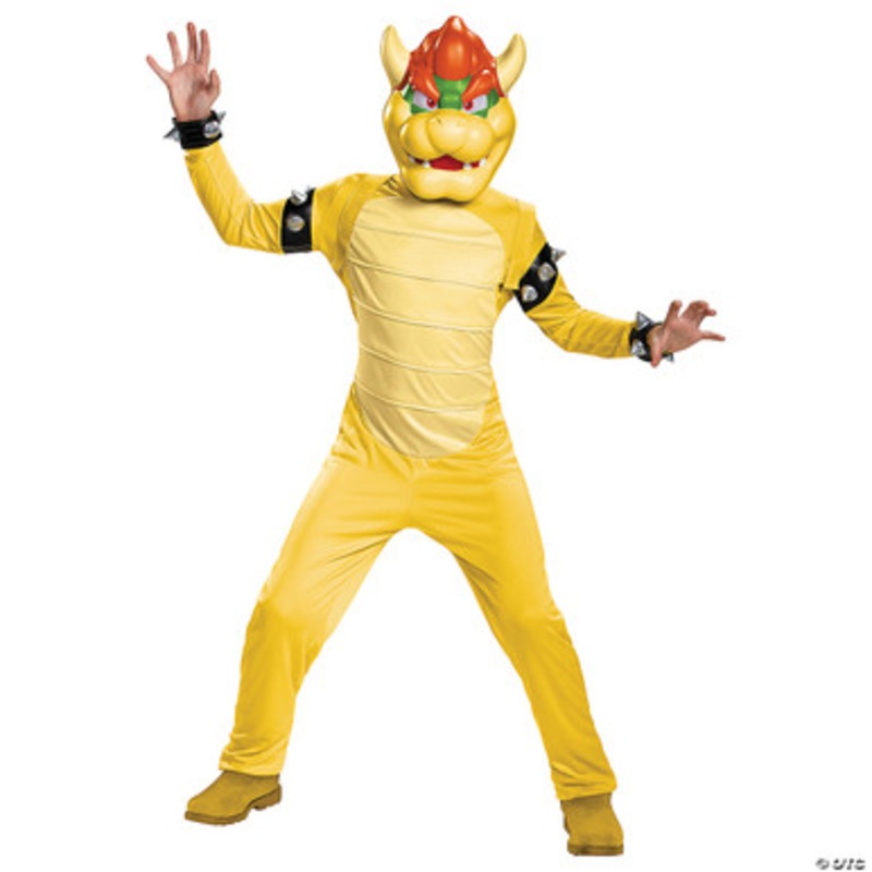 Super Mario Brothers Bowser Kids Deluxe Costume Small