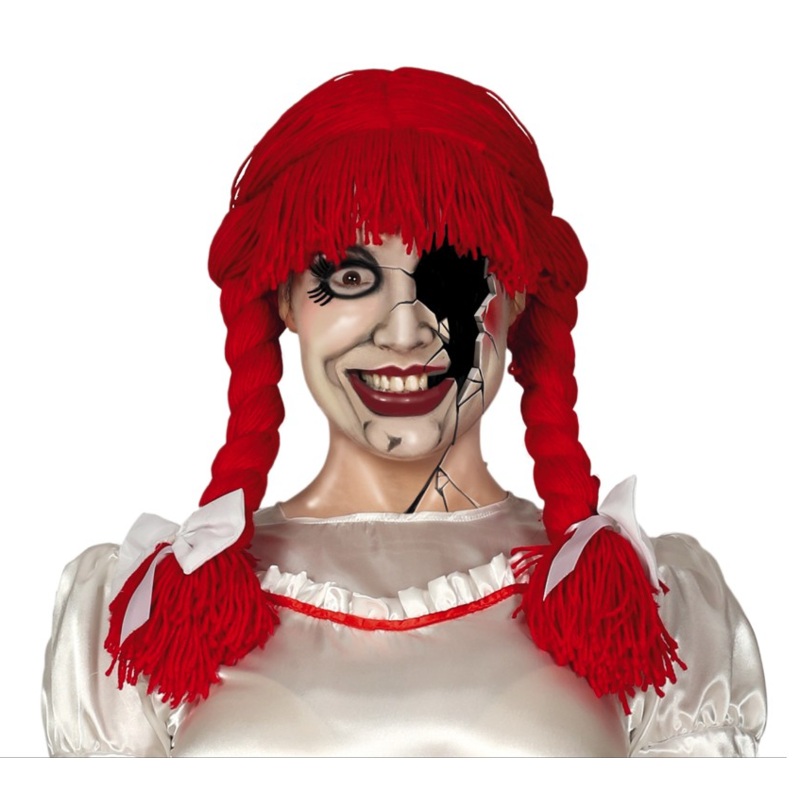 Wool Doll Wig – Red