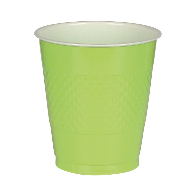 20 June kiwi plastic cups 355ml