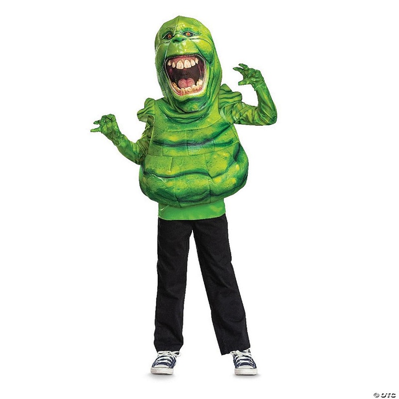 Ghostbusters Frozen Empire Slimer Child Costume  One Size Fits Up To Size 14