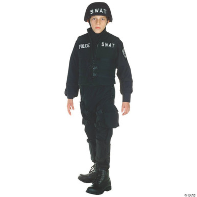 Swat Deluxe Costume Child Small