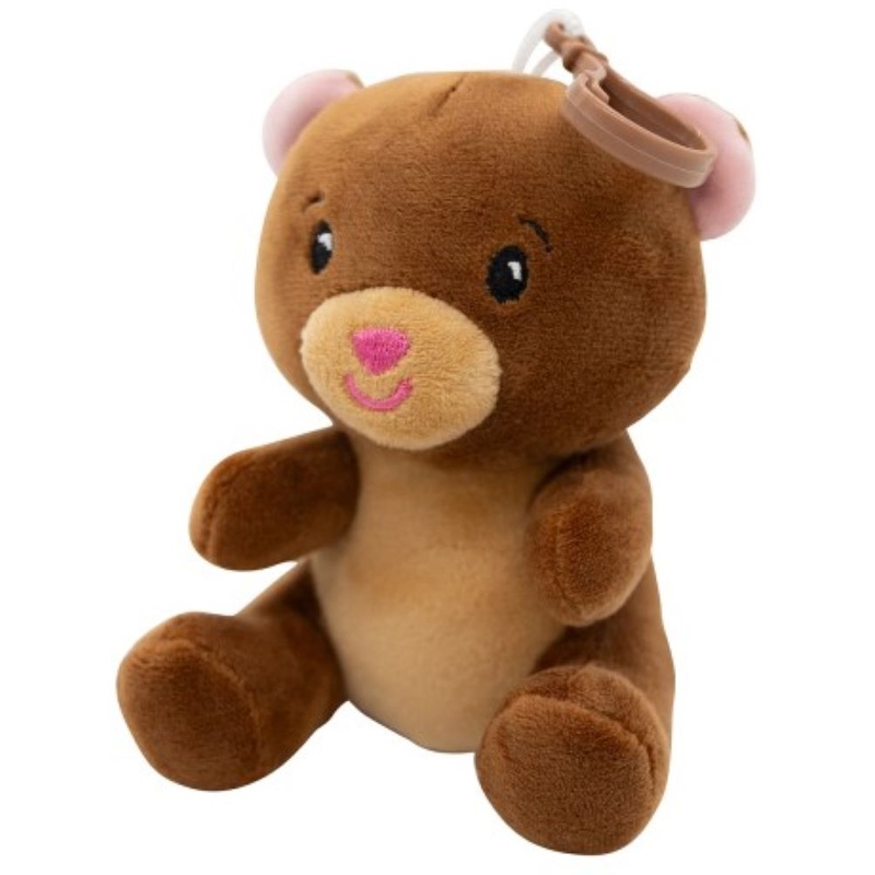 2-in-1 brown bear : cuddly toy and balloon weight 11cm