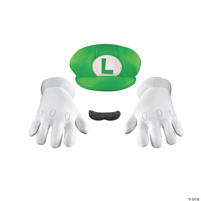 Adults Super Mario Bros. Luigi Accessory Kit