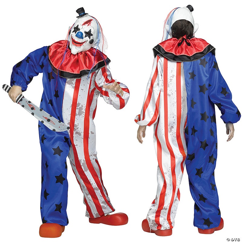 Boy’s Evil Clown Costume|MEDIUM