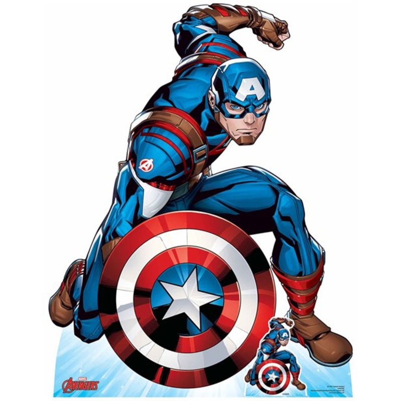 Captain America cardboard display 1.31 x 1.01m