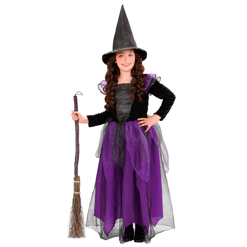 Purple Witch Costume: Dress & Hat – Tween