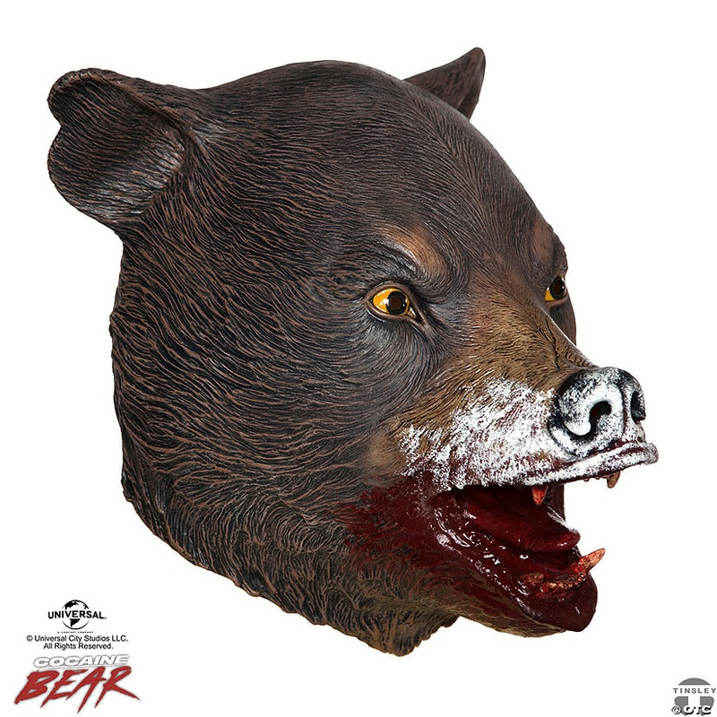 Adults Cocaine Bear Cocaine Bear Overhead Mask