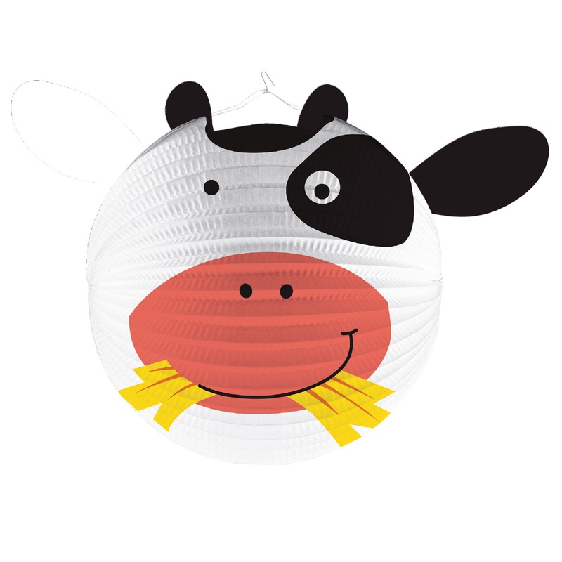 Lovable farm animals lantern cow Frieda