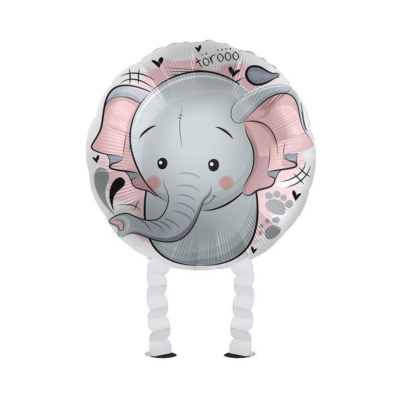 Small Elephant Airwalker Foil Balloon 43cm