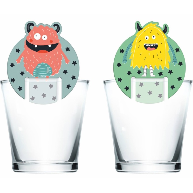 6 Monster Festival glass markers