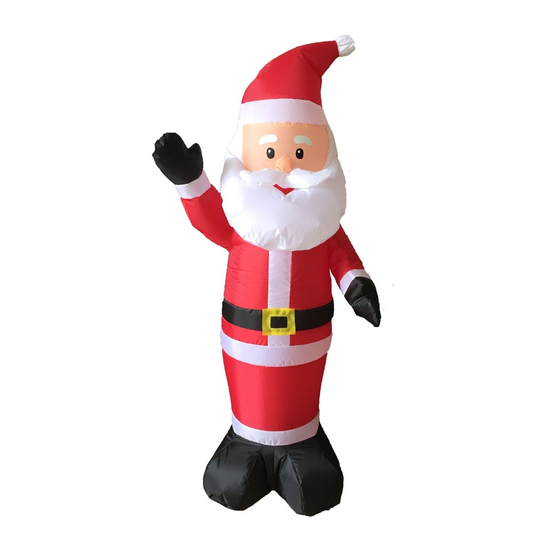 4FT Inflatable Christmas Santa Claus Waving Hand, Holiday Home Decoration