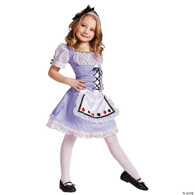 Girls Alice in Wonderland Alice Costume