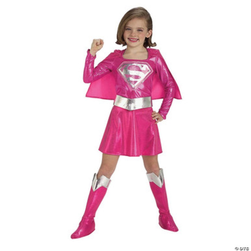 Supergirl Child Costume Pink  Small
