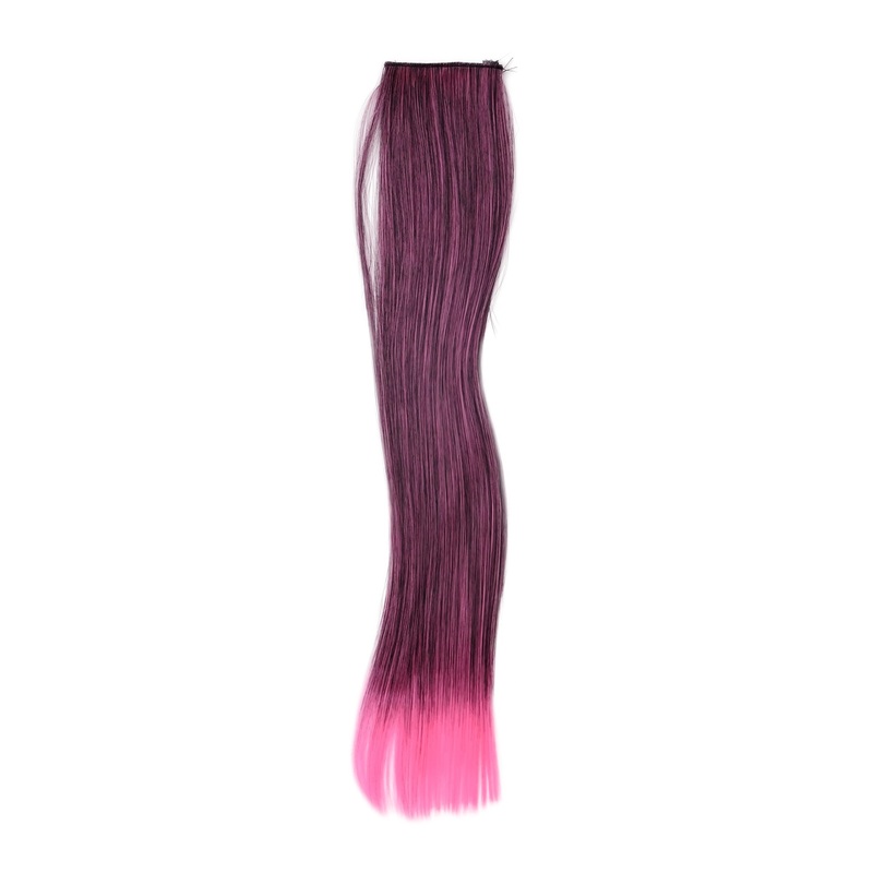 2 clips extension strand straight 45 cm pink-black mix YZF-P2S18-1BTT2124