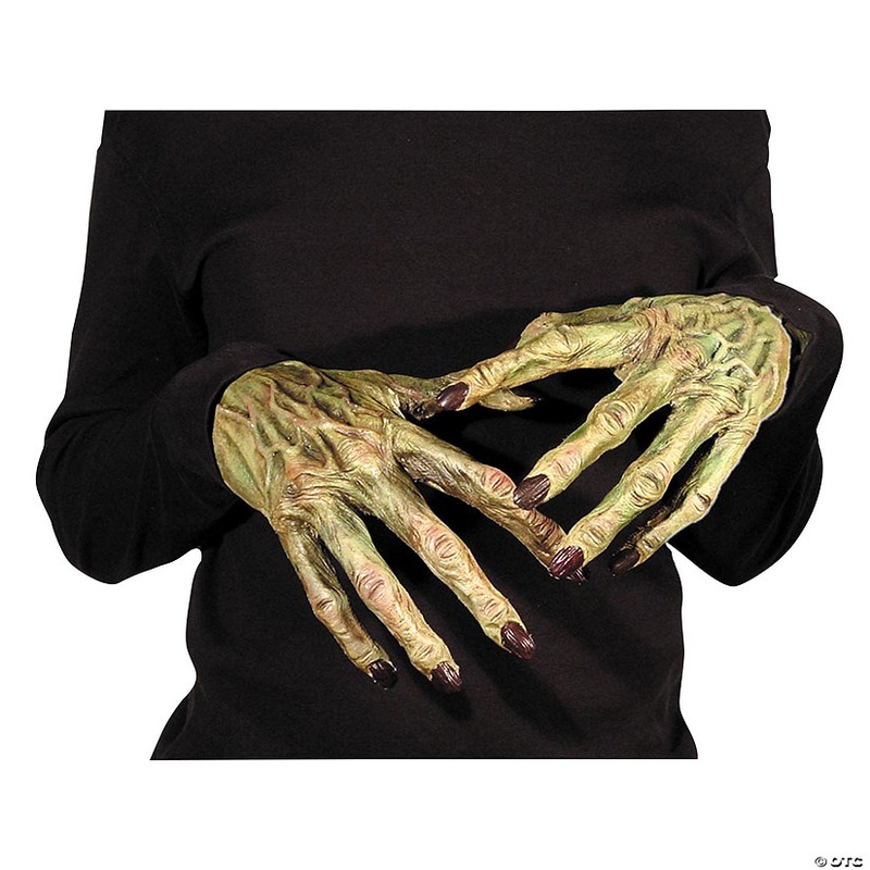 Adults Latex Realistic Monster Hands Costume Accessory