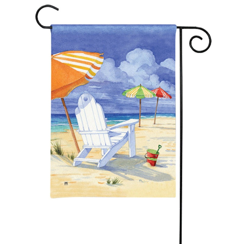 Personalized Garden Flag Small Vertical Double Sided Image