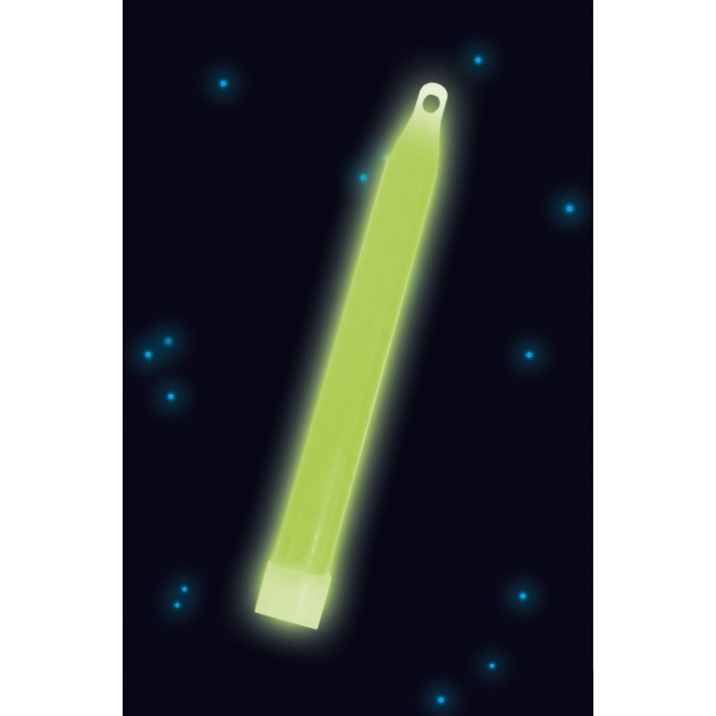 Power Glowstick With Cord 15cm Green
