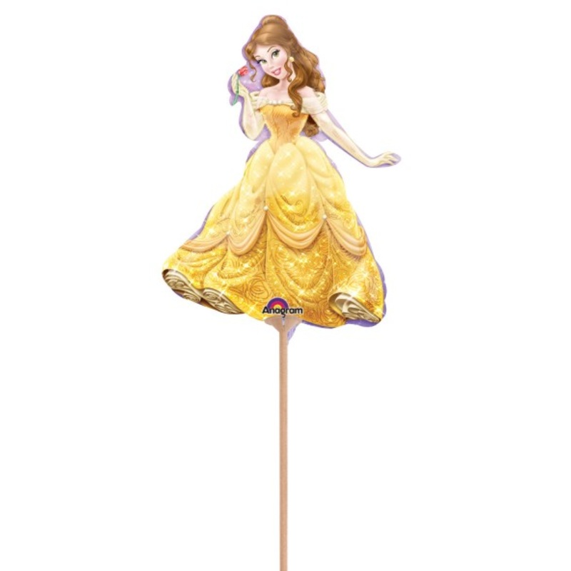 Stick balloon Princess Belle figure