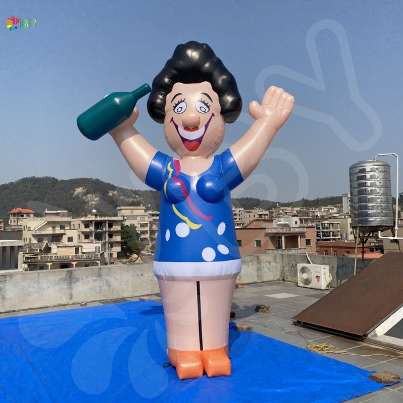 Yard Decoration Holland Balloon Advertising Inflatable Sarah Balloon with Bottle