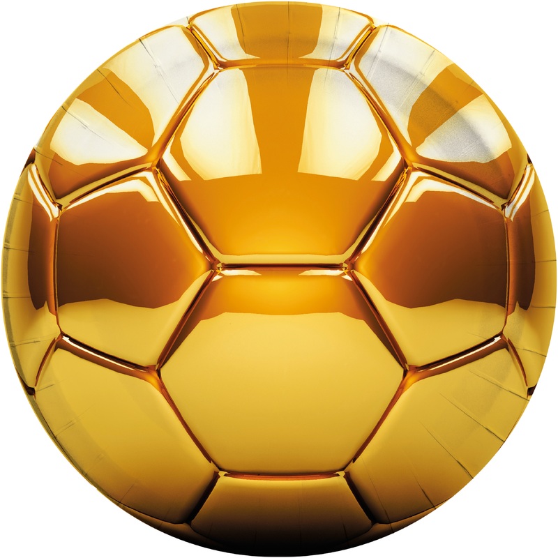8 Football Champ paper plates 23cm