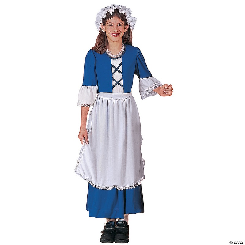 Girl’s Little Colonial Miss Costume