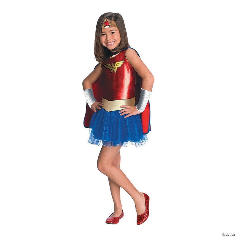 Girl’s Tutu Wonder Woman Costume – Medium