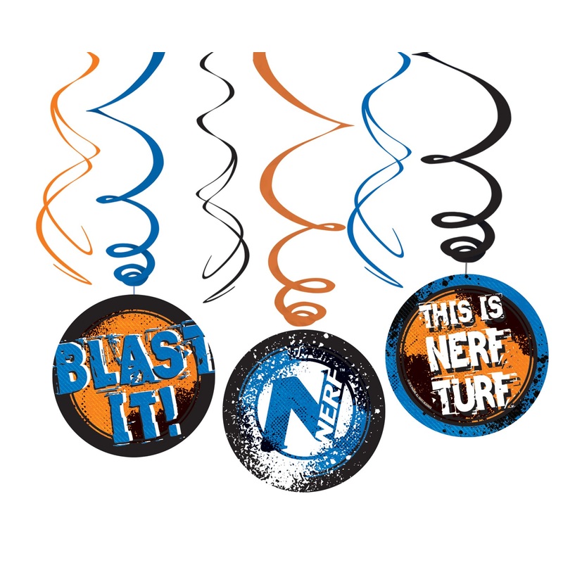 6 Nerf Have a Blast Spiral Hangers