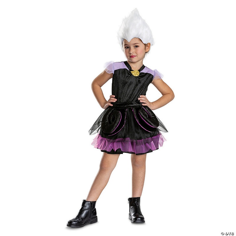 Girl’s Toddler Classic Disney’s Little Mermaid Ursula Costume