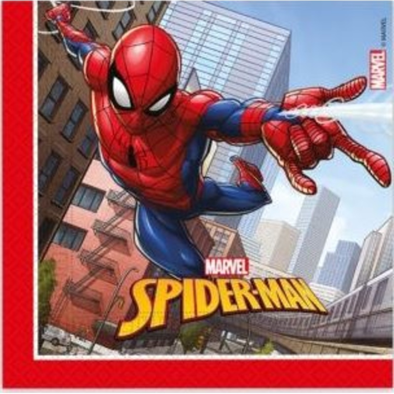 Spiderman Crime Fighter Napkins – 20 pack